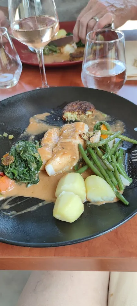 Poisson Sur Lit de Crème